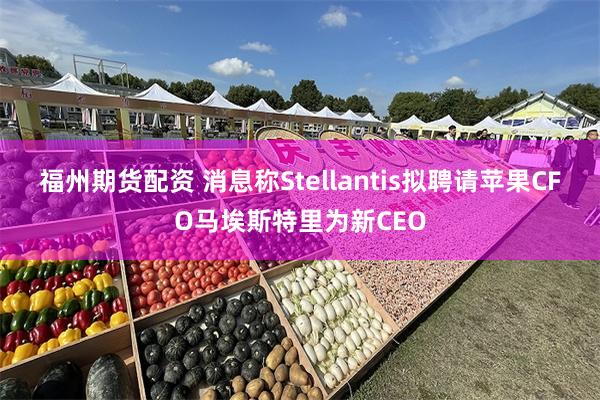 福州期货配资 消息称Stellantis拟聘请苹果CFO马埃斯特里为新CEO