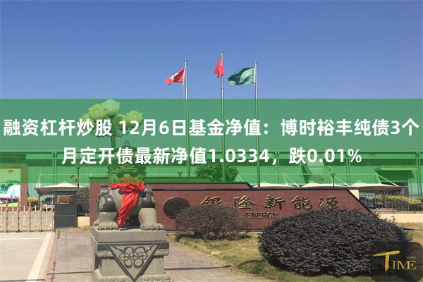 融资杠杆炒股 12月6日基金净值：博时裕丰纯债3个月定开债最新净值1.0334，跌0.01%