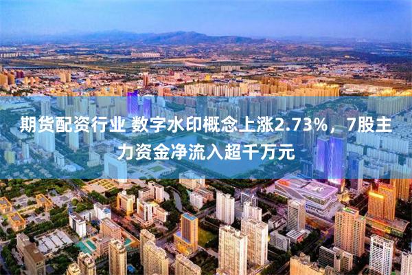 期货配资行业 数字水印概念上涨2.73%，7股主力资金净流入超千万元